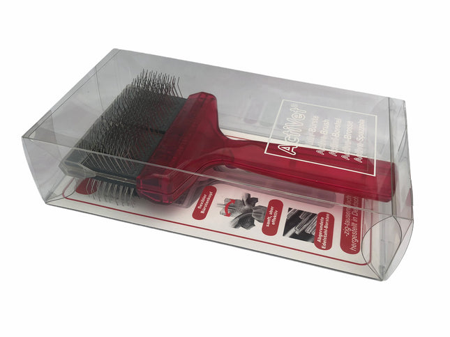 ActiVet Pro Brush Mat Zapper - very tough, double-sided, and flexible brush for removing tangles - large 9cm