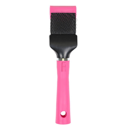 Show Tech Flex Groom Professional Slicker Soft - double-sided and flexible poodle brush, soft - Small