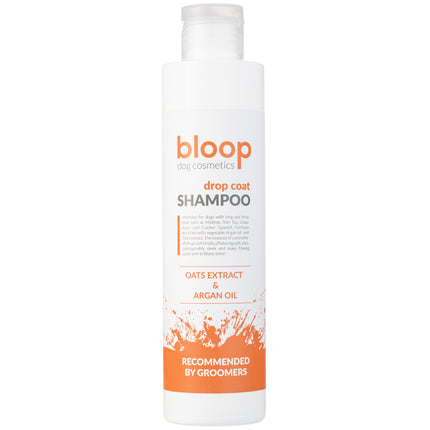 Bloop Drop Coat Shampoo - dog shampoo for long, flowing fur with argan oil, concentrate 1:10