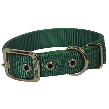 Hamilton Double Thick Dog Collar - strong, nylon dog collar - Length: 76cm