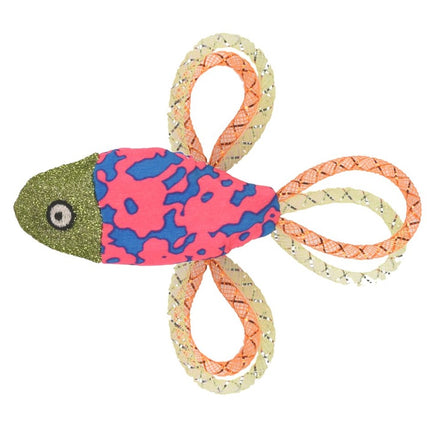 Flamingo Cat Asli Fish - small toy for cats, fish with a rattle and mesh