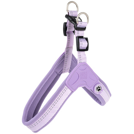 Max&Molly Q - Fit Harness Matrix 2.0 Lavender - lightweight step-in harness for dogs, with QR identifier, purple