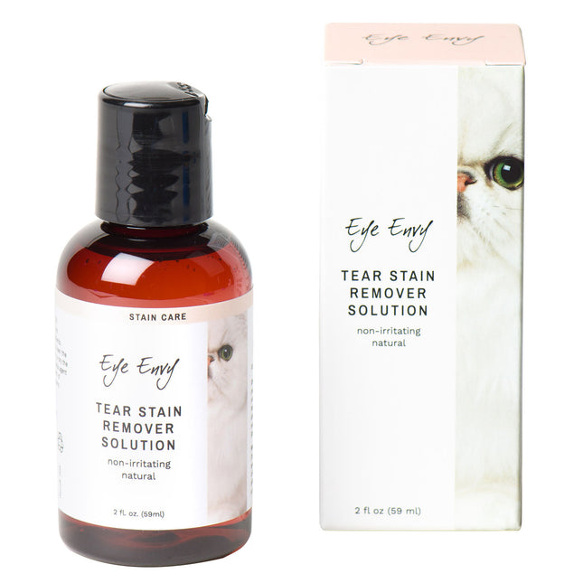 Eye Envy Tear Stain Remover for Cats - liquid for removing tear stains and discoloration under a cat's eyes