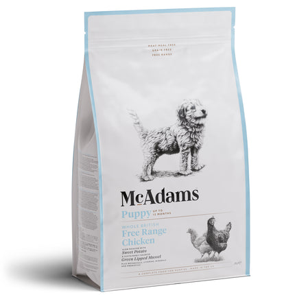 McAdams Puppy Free Range Chicken - baked food for puppies, free-range chicken