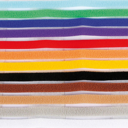 Record ID Collars - colorful identification collars for puppies, Velcro fastened, 12 pcs