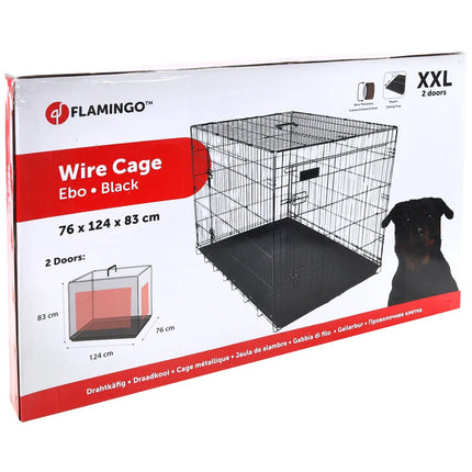 Flamingo Ebo - metal dog cage, XXL: