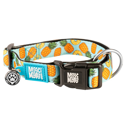 Max & Molly GOTCHA! Smart ID Sweet Pineapple Collar - collar with smart Tag for dogs