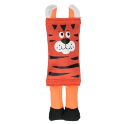 Holland Hozies Billy Bengal - dog toy made from fire hose, tiger with squeaker