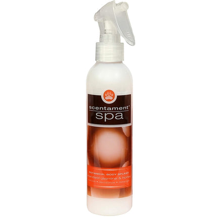 Best Shot Scentament Spa Soft Mimosa Spray - anti-static scented conditioner that facilitates detangling fur, with a mimosa scent and woody notes.