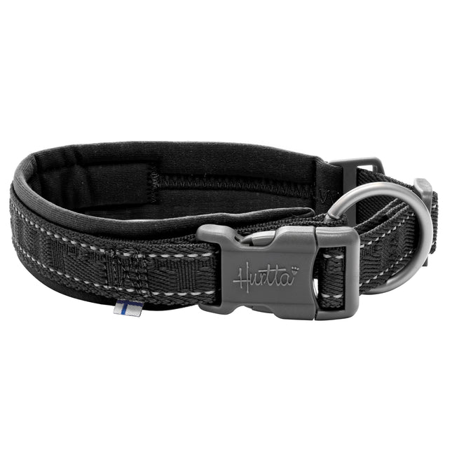 Hurtta Casual Collar Eco Raven - dog collar made from recycled materials - 20 - 30