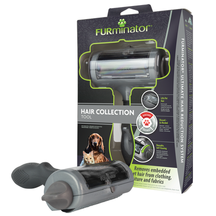 FURminator Hair Collection Tool - fur roller with container