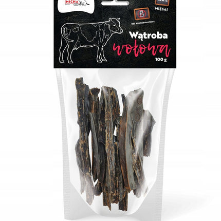 Syta Micha Beef Liver - natural dog treats in the form of dried beef strips