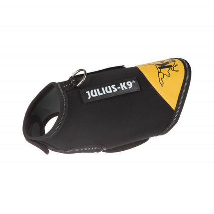 Julius - K9 IDC Neoprene Dog Jacket Yellow - neoprene dog jacket, black with yellow