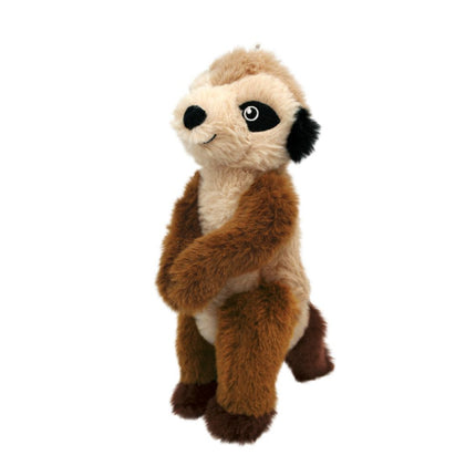 KONG Shakers Passports Meerkat M - plush meerkat, cuddly toy for dogs with a rattle and squeaker