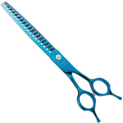 Henbor Selective Line Chunker Scissors - professional single-sided thinning shears, 18 teeth