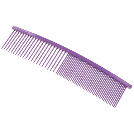 Show Tech Curved Comb - curved comb, perfect for finishing the coat, mixed pin spacing (50:50)