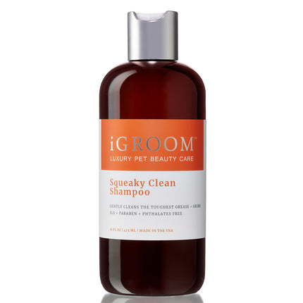 IGroom Squeaky Clean Shampoo - cleansing shampoo for sensitive skin of dogs and cats, concentrate 1:16