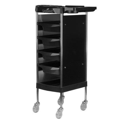 Gabbiano FX11 - B - grooming assistant 30x40x95, 4 trays, lower shelf, side handles