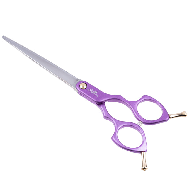 Jargem Asian Style Light Straight Scissors - very lightweight, straight scissors for Korean-style grooming.