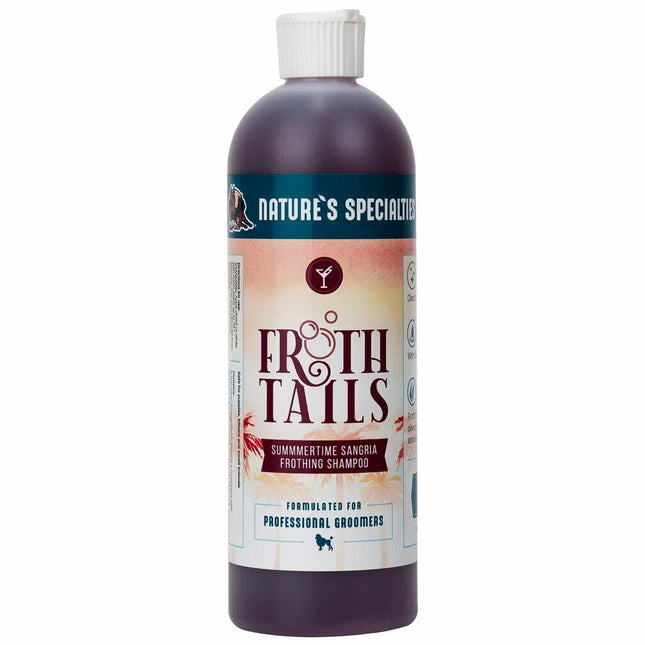 Nature's Specialties Froth Tails Summertime Shampoo - moisturizing shampoo for dogs and cats, with a tropical scent, concentrate 1:50