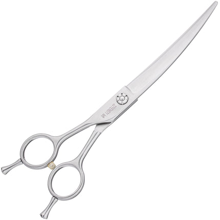 Yento Fanatic Series Lefty Curved Scissors - professional curved scissors made of carbon stainless steel, left-handed