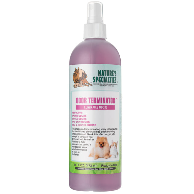 Nature's Specialties Odor Terminator - Dog and Cat Coat Freshener and Odor Eliminator