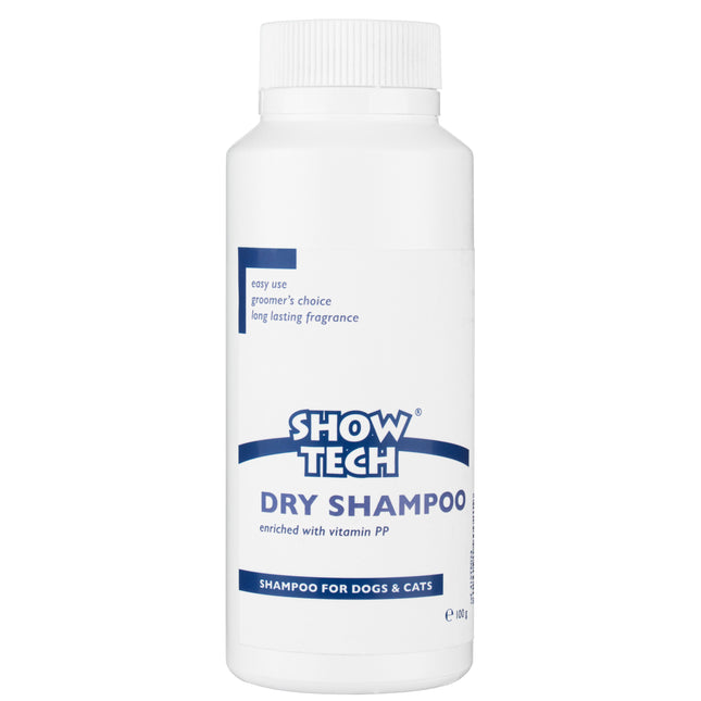 Show Tech Dry Shampoo - dry powder shampoo for dogs and cats, with a lavender scent