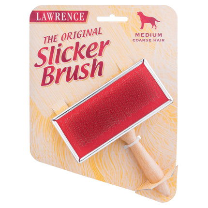 Lawrence Slicker Brush - Wire Brush for Dogs, Hard