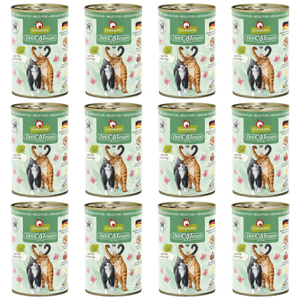 GranataPet DeliCatessen Venison Pur - grain-free wet food for cats, venison