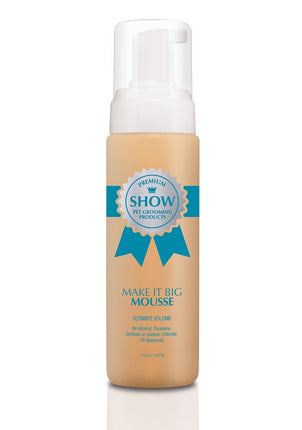 Show Premium Make It Big Mousse - lightweight mousse that increases hair volume in dogs