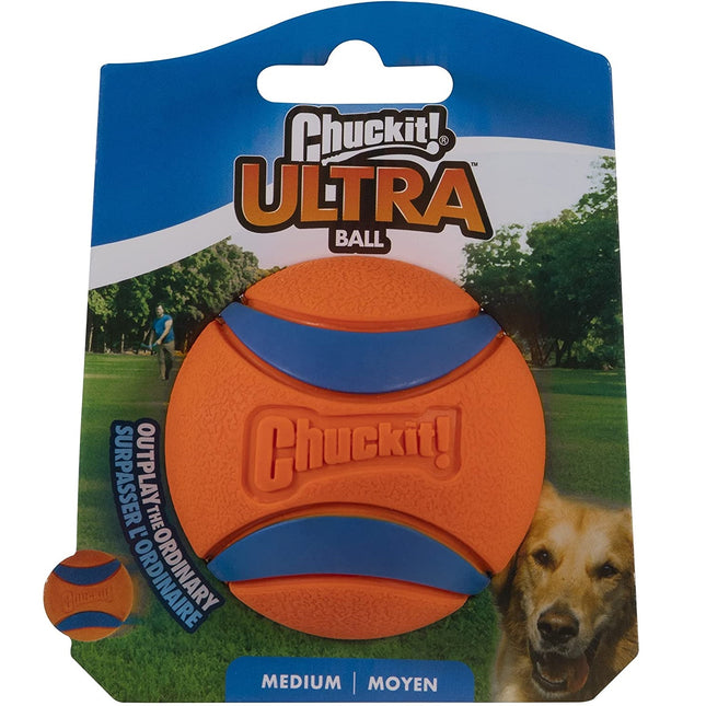 Chuckit! Ultra Ball M (6.4cm) - bouncy dog ball, without squeaker - 1pc