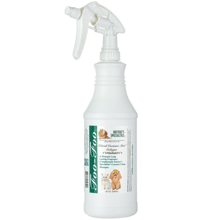 Nature's Specialties Foo Foo Island Coconut Mist Cologne - fragrance water for dogs and cats, with a coconut scent