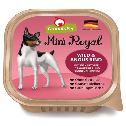 GranataPet Mini Royal Set 6x - Grain-free wet food for small breed dogs, mix of 6 flavors