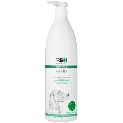 PSH Ozone Hard Shampoo - dermatological shampoo for dogs and cats, for severe skin disease cases