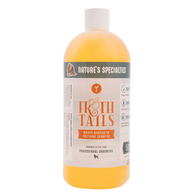 Nature's Specialties Froth Tails Mango Margarita Shampoo - moisturizing shampoo for dogs and cats, with a fruity scent, concentrate 1:50