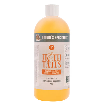 Nature's Specialties Froth Tails Mango Margarita Shampoo - moisturizing shampoo for dogs and cats, with a fruity scent, concentrate 1:50