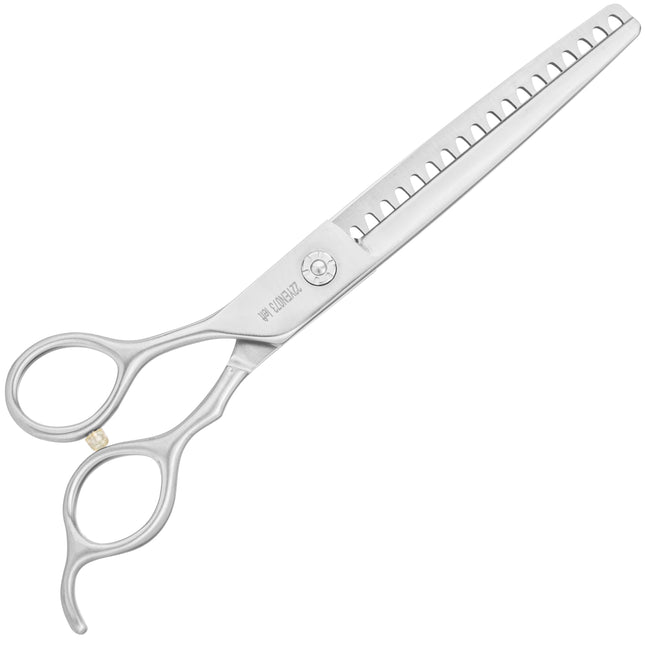 Yento Fanatic Series Chunker Lefty - professional single-sided chunking shears made of carbon stainless steel, left-handed with 18 teeth