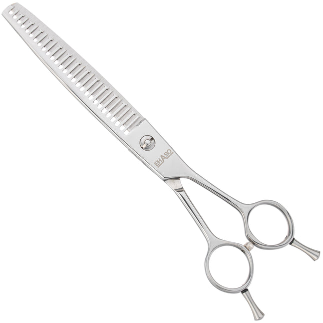 Ehaso Revolution Two Step - professional single-sided thinning shears with two types of teeth, best Japanese steel, 28 teeth