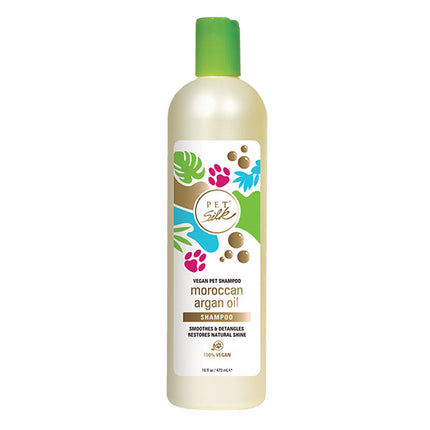 Pet Silk Vegan Moroccan Argan Oil Shampoo - smoothing fur shampoo with argan oil, concentrate 1:16