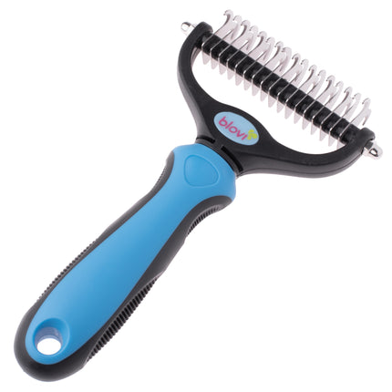 Blovi Double Undercoat Rake - double-sided trimmer for dogs