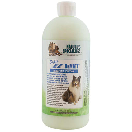 Nature's Specialties EZ DeMATT - detangling conditioner that facilitates combing and removes undercoat, concentrate 1:12