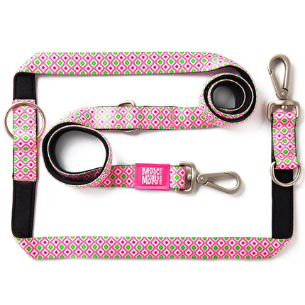 Max & Molly Multi-Leash Retro - Adjustable Dog Leash, Interesting Pattern, 200cm