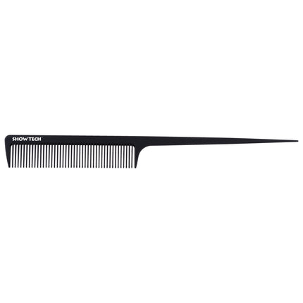 Show Tech Antistatic Carbon Needle Comb - professional carbon fiber comb with a pin, fine teeth