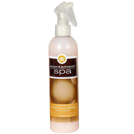 Best Shot Scentament Spa Pina Colada Spray - anti-static scented conditioner that makes it easier to detangle fur, with a sweet scent of exotic fruits.