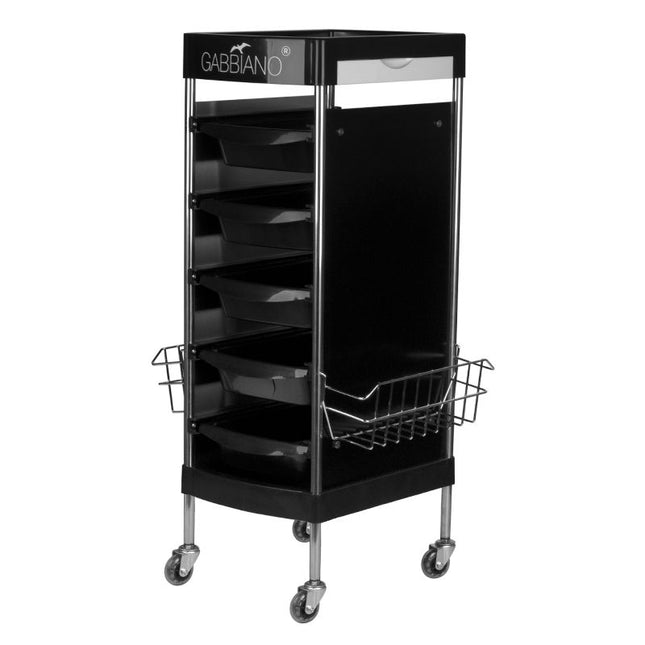 Gabbiano FX11 - E - Grooming Assistant 30x40x93, Litter Box, Lower Shelf, 2 Side Folding Handles, 2 Baskets