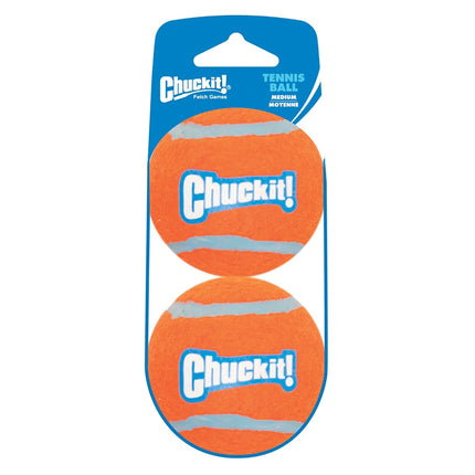 Chuckit! Tennis Ball M (6.4cm) - dog tennis balls, without squeaker - 2pcs