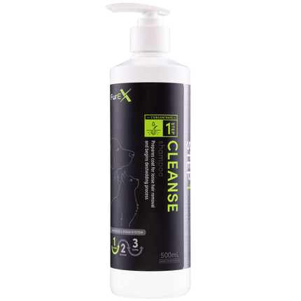 ProGroom FurEx Cleanse Shampoo Step 1 - shampoo that facilitates undercoat removal, for dogs and cats, concentrate