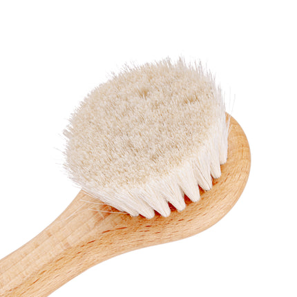 Keller Bursten Powder Brush - goat hair brush for applying powder and chalk