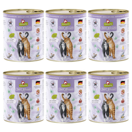 GranataPet DeliCatessen Duck & Poultry - grain-free wet food for cats, duck and poultry