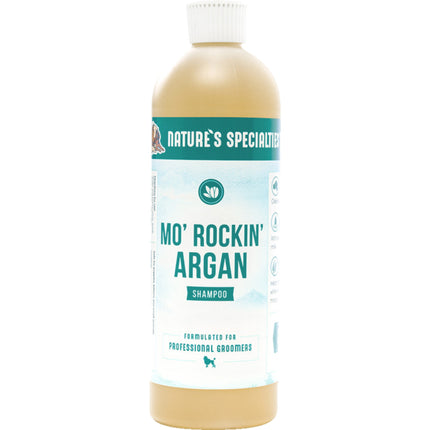 Nature's Specialties Mo'Rockin Argan Shampoo - regenerating argan shampoo for dogs and cats, concentrate 1:24